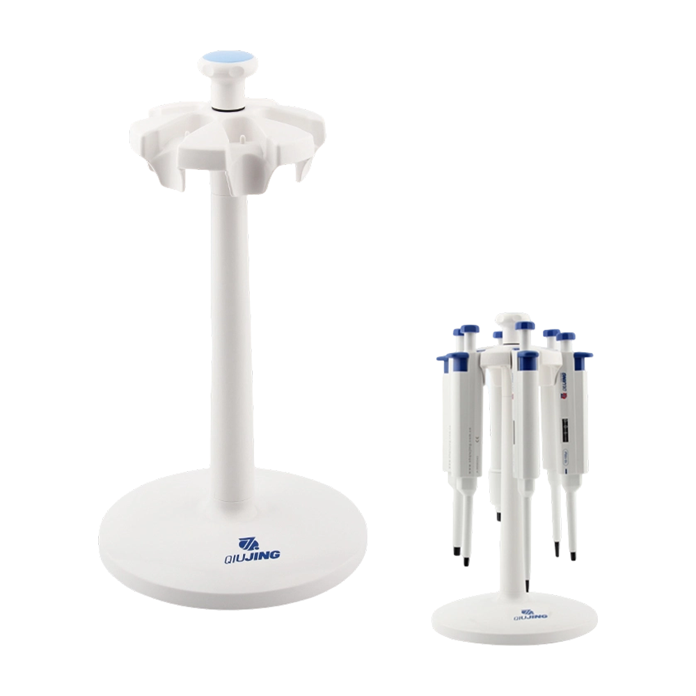 Qiujing Sapce Saving Halkfri fotdyna Runt stativ Slitstark cylinderformad pipetthållare Qiujing Sapce Saving Halkfri fotdyna Runt stativ Slitstark cylinderformad pipetthållare