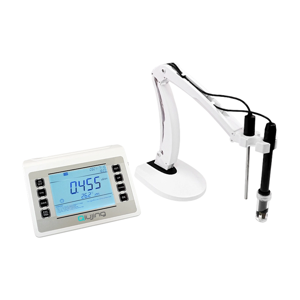 Qiujing Bekväm LED-skärm Inbyggd masslagring Trådlös Bluetooth-utskrift Hållbar konduktivitetsmätinstrument P902