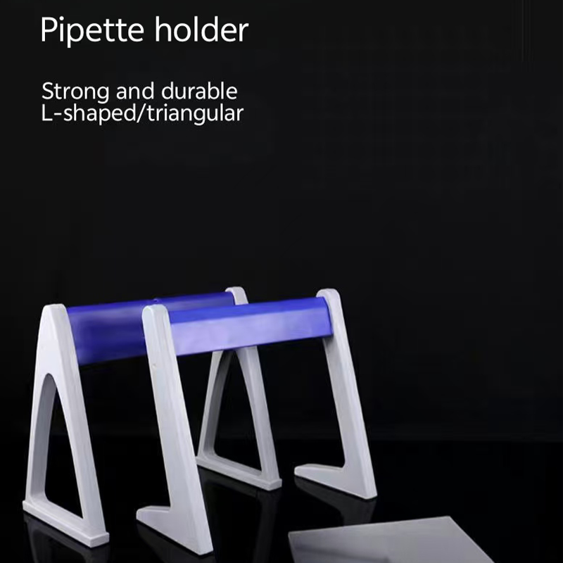 Qiujing L-formad pipetthållare Lab Linear Pipett Stand Tri-Angle Stand for Pipett Qiujing L-formad pipetthållare Lab Linear Pipett Stand Tri-Angle Stand for Pipett