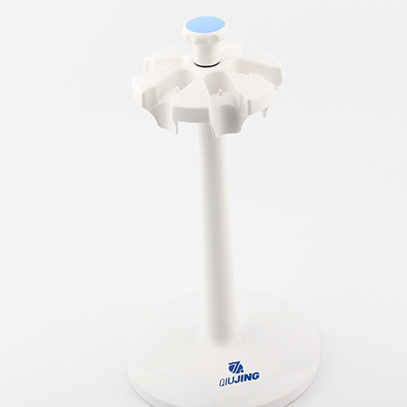 Qiujing Sapce Saving Halkfri fotdyna Runt stativ Slitstark cylinderformad pipetthållare Qiujing Sapce Saving Halkfri fotdyna Runt stativ Slitstark cylinderformad pipetthållare